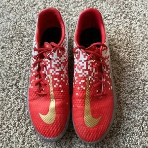 Nike | Shoes | Red Nike Id Phantom Gt Academy Turf Cleats  display picture 1
